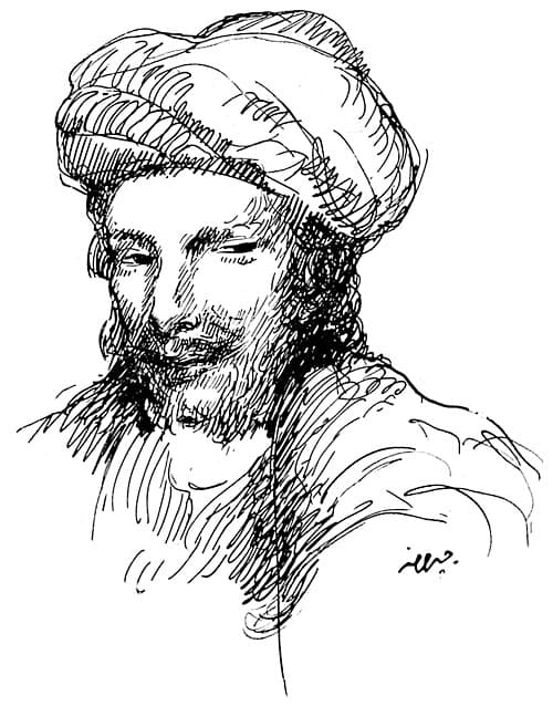 Portrait de أبو نواس